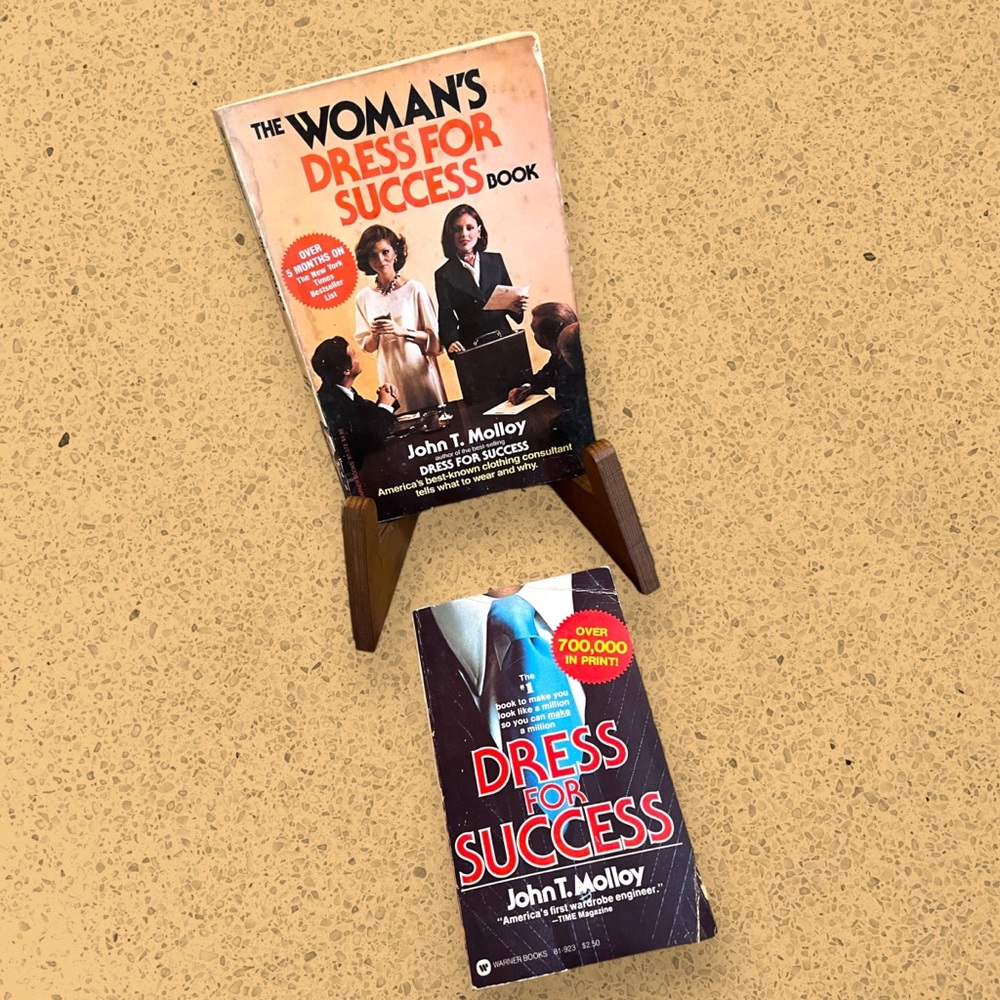 VTG 70s Dress for Success & Women's Dress for Success Paperback Book | Set of 2